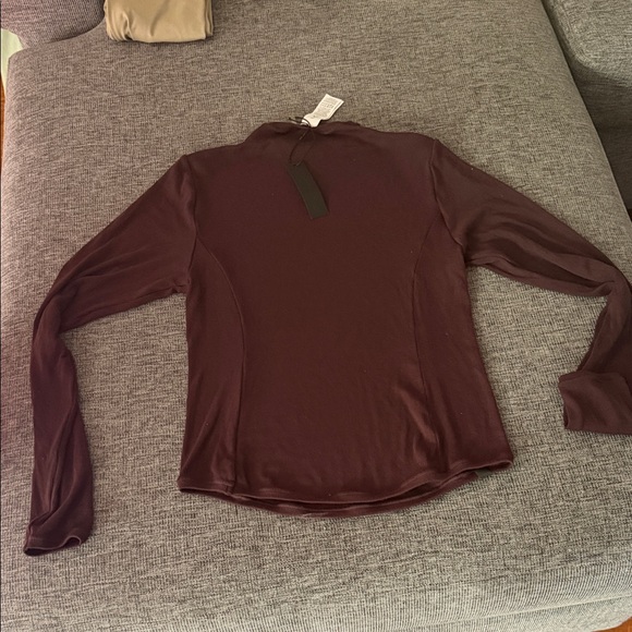 Mellow Rib Mock Neck Top - Picture 5 of 7